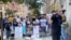 Manifestación frente a la Misión de Cuba en Nueva York el 19 de septiembre de 2023.