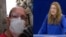 El preso político y profesor cubano, Pedro Albert Sánchez (izquierda) y la eurodiputada, Soraya Rodríguez (derecha).