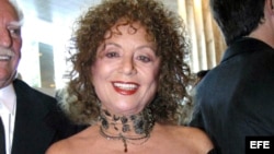 La escritora cubana Delia Fiallo.