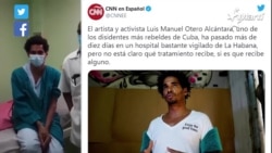 El artista y opositor cubano, Luis Manuel Otero Alcántara, continúa incomunicado en el Hospital El artista y opositor cubano, Luis Manuel Otero Alcántara, continúa incomunicado en el Hospital