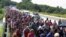 Caravana de migrantes en Chiapas, México, el 24 de octubre de 2021. (REUTERS/Jose Torres).