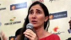 Yoani Sánchez hace declaraciones a los Martí desde la República Checa Yoani Sánchez hace declaraciones a los Martí desde la República Checa