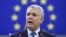 Iván Duque, presidente de Colombia habla en el Parlamento Europeo