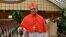 El cardenal Juan de la Caridad García, arzobispo de La Habana en el Vaticano en 2019. (Foto: Tiziana FABI/AFP)