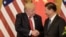 Trump y Xi Jinping en noviembre de 2017. AFP/ Fred Dufour.