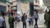 Luis Robles Elizástegui, protestando en el boulevar San Rafael de La Habana para exigir la libertad del rapero Denis Solís.