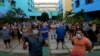 Argentinos atrapados en el Hotel Tulipán. Tomado de un video de El Tribuno.
