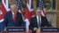 El presidente de EEUU, Donald Trump, en una conferencia de prensa con el primer ministro del Reino Unido, Keir Starmer, Londres, 18 de septiembre del 2025.